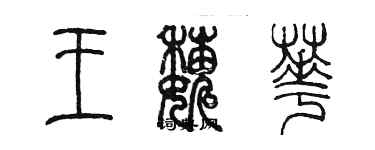 陈墨王巍华篆书个性签名怎么写