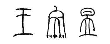 陈墨王文昱篆书个性签名怎么写