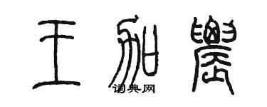 陈墨王加农篆书个性签名怎么写