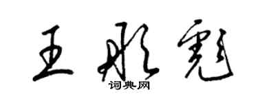 梁锦英王彤彪草书个性签名怎么写