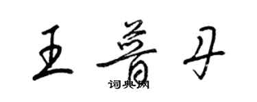 梁锦英王普丹草书个性签名怎么写