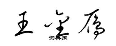 梁锦英王金雁草书个性签名怎么写
