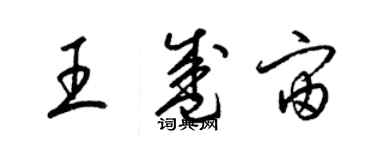梁锦英王盛宙草书个性签名怎么写