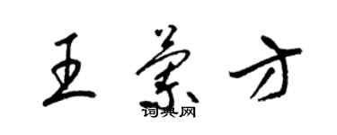 梁锦英王兰方草书个性签名怎么写