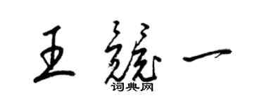 梁锦英王竞一草书个性签名怎么写