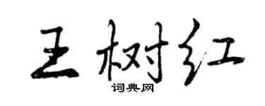 曾庆福王树红行书个性签名怎么写