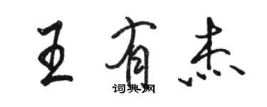 骆恒光王有杰行书个性签名怎么写
