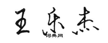 骆恒光王乐杰行书个性签名怎么写