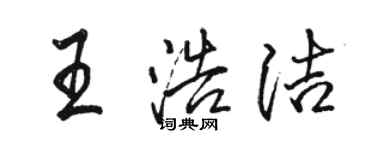 骆恒光王浩洁行书个性签名怎么写