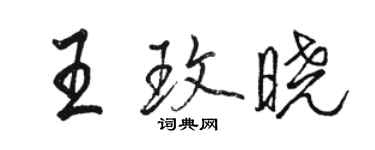 骆恒光王玫晓行书个性签名怎么写