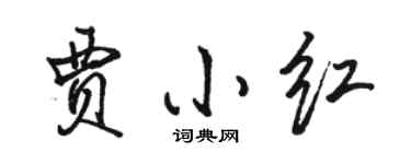 骆恒光贾小红行书个性签名怎么写