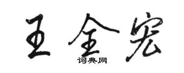 骆恒光王全宏行书个性签名怎么写
