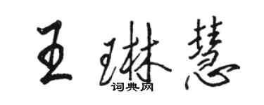 骆恒光王琳慧行书个性签名怎么写