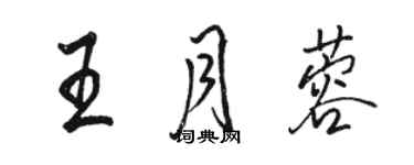 骆恒光王月蓉行书个性签名怎么写