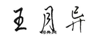 骆恒光王月异行书个性签名怎么写
