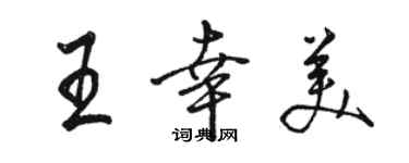骆恒光王幸美行书个性签名怎么写