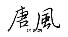 王正良唐风行书个性签名怎么写