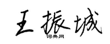 王正良王振城行书个性签名怎么写