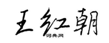 王正良王红朝行书个性签名怎么写