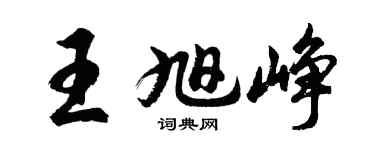胡问遂王旭峥行书个性签名怎么写