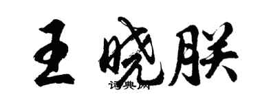 胡问遂王晓朕行书个性签名怎么写