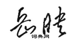 骆恒光岳映草书个性签名怎么写