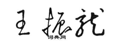骆恒光王振龙草书个性签名怎么写