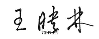 骆恒光王映林草书个性签名怎么写