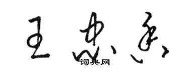 骆恒光王忠香草书个性签名怎么写