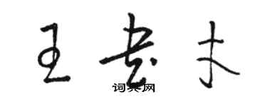 骆恒光王书才草书个性签名怎么写