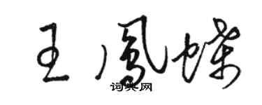 骆恒光王凤蝶草书个性签名怎么写