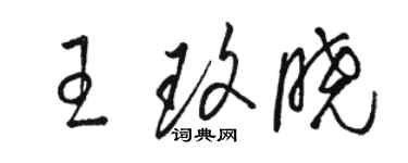 骆恒光王玫晓草书个性签名怎么写