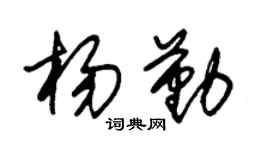 朱锡荣杨勤草书个性签名怎么写