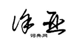 朱锡荣徐亚草书个性签名怎么写