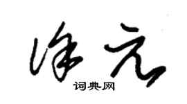 朱锡荣徐元草书个性签名怎么写