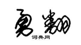 朱锡荣勇翻草书个性签名怎么写
