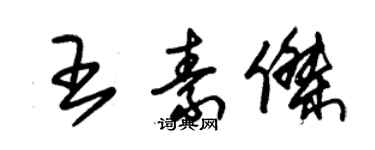朱锡荣王素杰草书个性签名怎么写