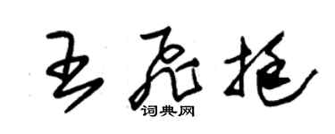 朱锡荣王飞挺草书个性签名怎么写