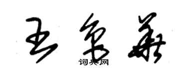 朱锡荣王鲁华草书个性签名怎么写