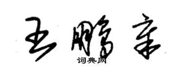 朱锡荣王鹏章草书个性签名怎么写
