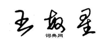 朱锡荣王敏星草书个性签名怎么写