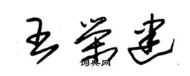 朱锡荣王荣建草书个性签名怎么写