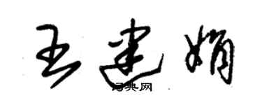朱锡荣王建娟草书个性签名怎么写