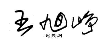 朱锡荣王旭峥草书个性签名怎么写