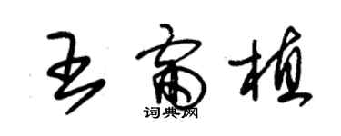 朱锡荣王雷植草书个性签名怎么写