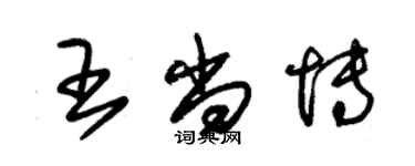 朱锡荣王尚博草书个性签名怎么写