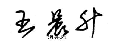 朱锡荣王晨升草书个性签名怎么写