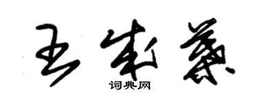 朱锡荣王成叶草书个性签名怎么写