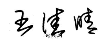 朱锡荣王佳晴草书个性签名怎么写