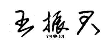 朱锡荣王振君草书个性签名怎么写